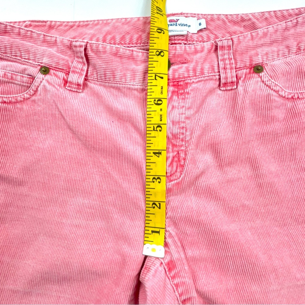 VINEYARD VINES Women's Faded Pink Corduroy Pants 100% Cotton Size 6 - Picture 7 of 8